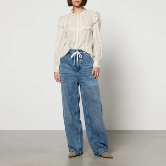 NWT Isabel Marant Etoile PLALIA TOP - Size 36 - 100% Cotton - Picture 9 of 16